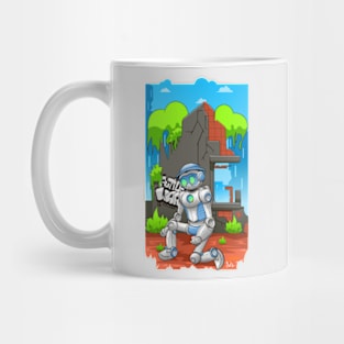 Robot Cartoon Mug